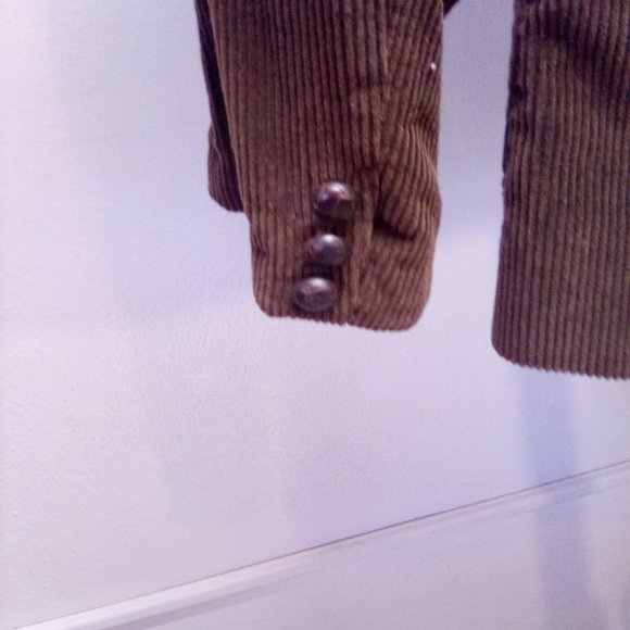 Changing Scene Brown Corduroy Jacket with Pockets - Picture 5 of 8